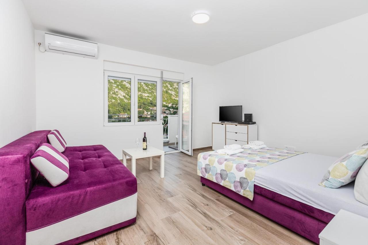 Studio Apartman Scardona Kotor Extérieur photo